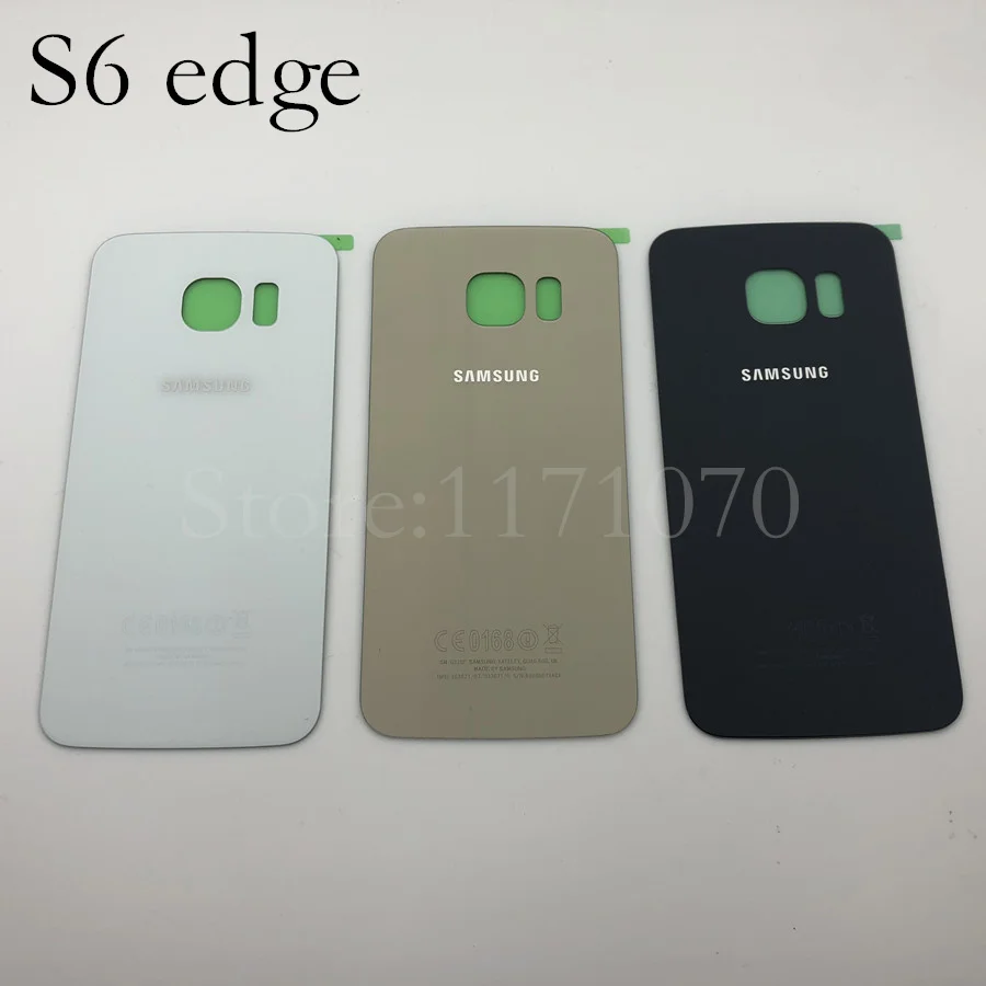 Запасная крышка батарейного отсека для Samsung Galaxy S6 Edge G925 G925F G925T G925p|Корпусы и рамки