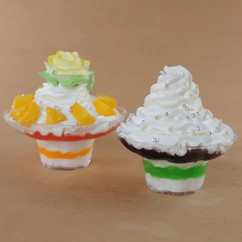 

Party Hard Plastic Ice Cream Cake Cup Dessert Cup Disposable Creative Fancy Cup 20 Pack Convenient Hand Open Small Capacity