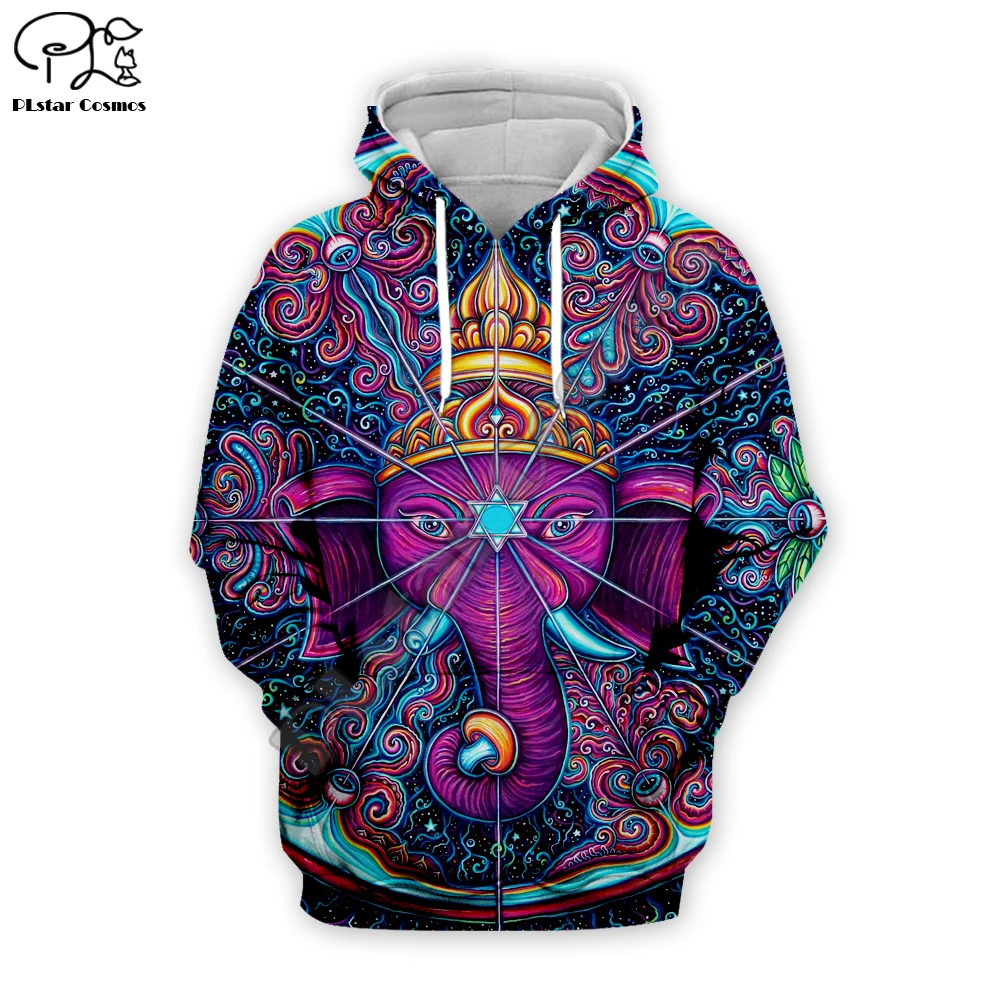 Newest elephant psychedelic Hoodies sweatshirt men women 3D colorful print Trippy sweatshirt tops Clothes hip hop coat EL-002 Newest elephant psychedelic Hoodies sweatshirt men women 3D colorful print Trippy sweatshirt tops Clothes hip hop coat EL-002