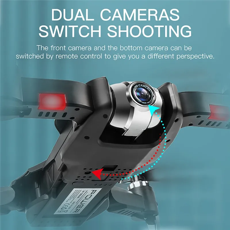 2,4G 4K OpticalFlow следование двойной траектории полета FPV RC Дрон Herramientas Счастливого Рождества Хэллоуин инструменты#0919