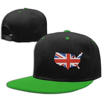 

Union Jack Contrast Hip Hop Baseball Cap Unisex Adjustable White
