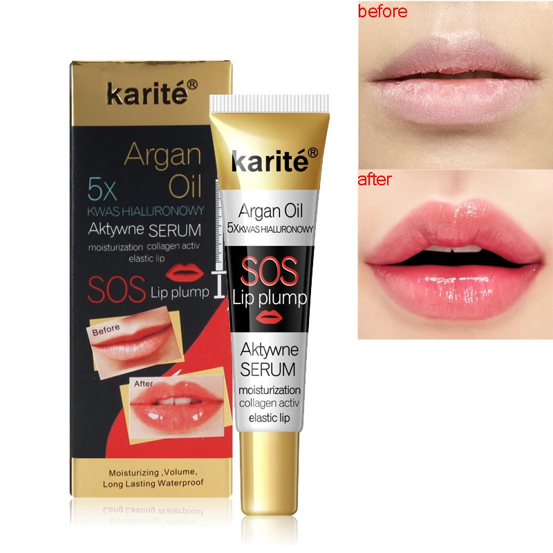 

Instant Volumising Collagen Lip Plumper Oil Moisturizing Brighten Color Care Lip Mask Repairing Reduce Lip Fine Lines Lipgloss
