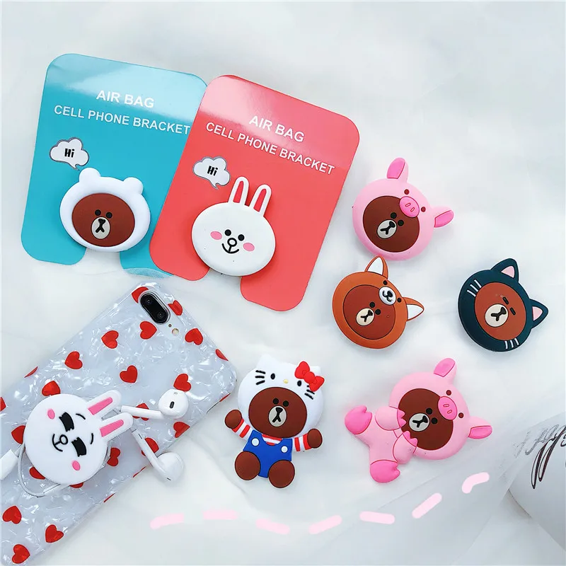 360 Rotatable Silicone Phone squishy Expanding Stand Grip Cute Cartoon Finger Ring Air Bag Holder Squishy 1 360 Rotatable Silicone Phone squishy Expanding Stand Grip Cute Cartoon Finger Ring Air Bag Holder Squishy 2