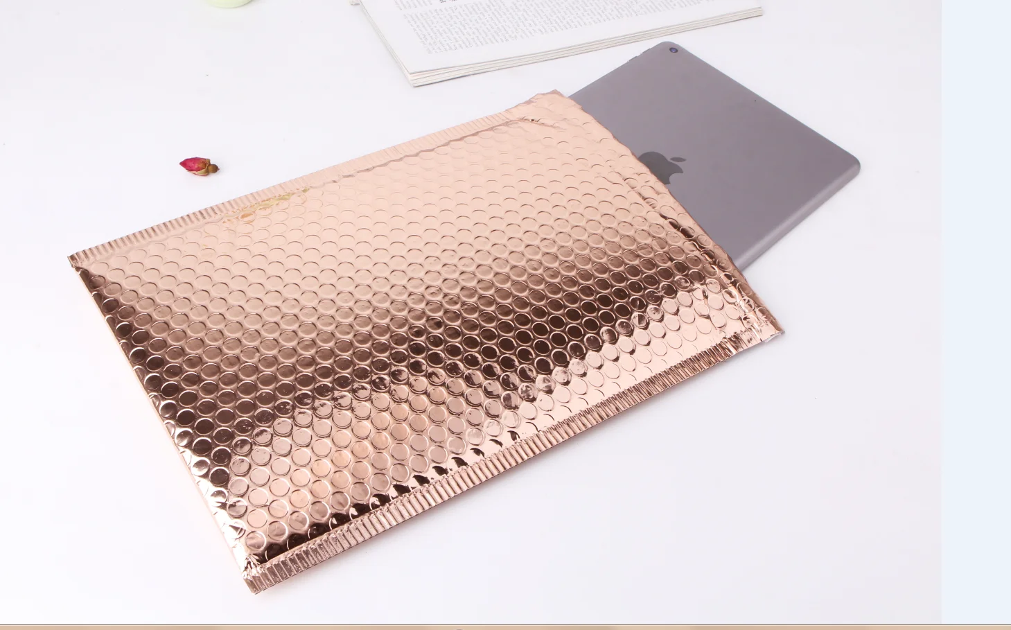 US Warehouse 10 pcs/lot Metallic Padded Envelopes Poly Mailer Holographic laser pink Bubble Mailers For Shipping Packaging - Image 6