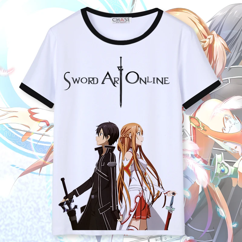 Sword Art camisas de Cosplay de Kazuto para parejas, playera con estampado  de Kazuto kidgaya de manga corta, Tops populares de gran oferta en línea de  Anime|Camisetas| - AliExpress