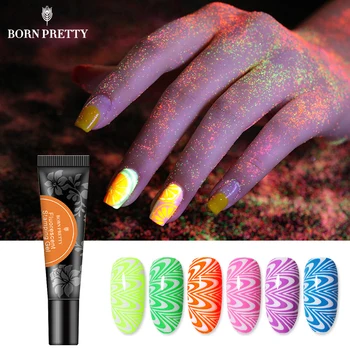 

BORN PRETTY Fluorescent Neon Stamping Gel Polish 8ml Summer Series Soak Off Colorful Varnish for Nail Art Stamping Plate