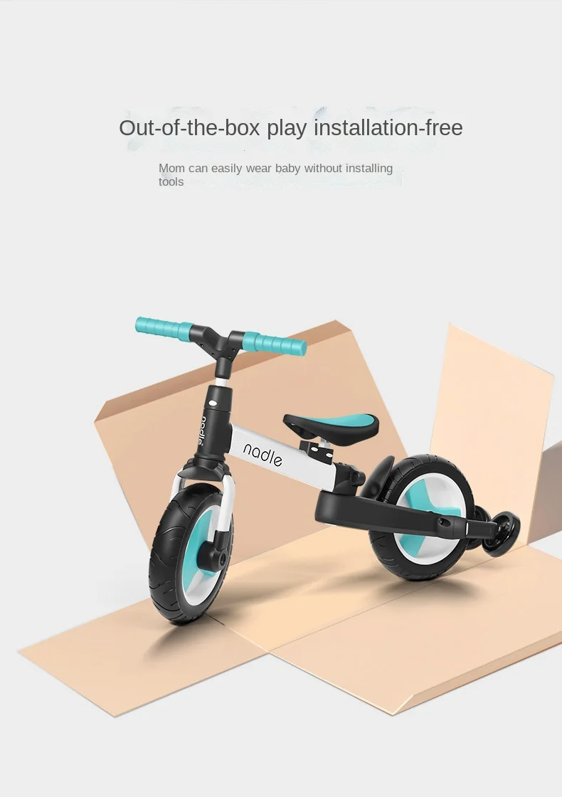 Bicicleta De Echilibru 5 In1, At Performance, Pliabila, Multifunctionala, Pedale Detasabile, Maner Parinte, Roti ajutatoare pliabile - Biciclete copii - atMag.ro