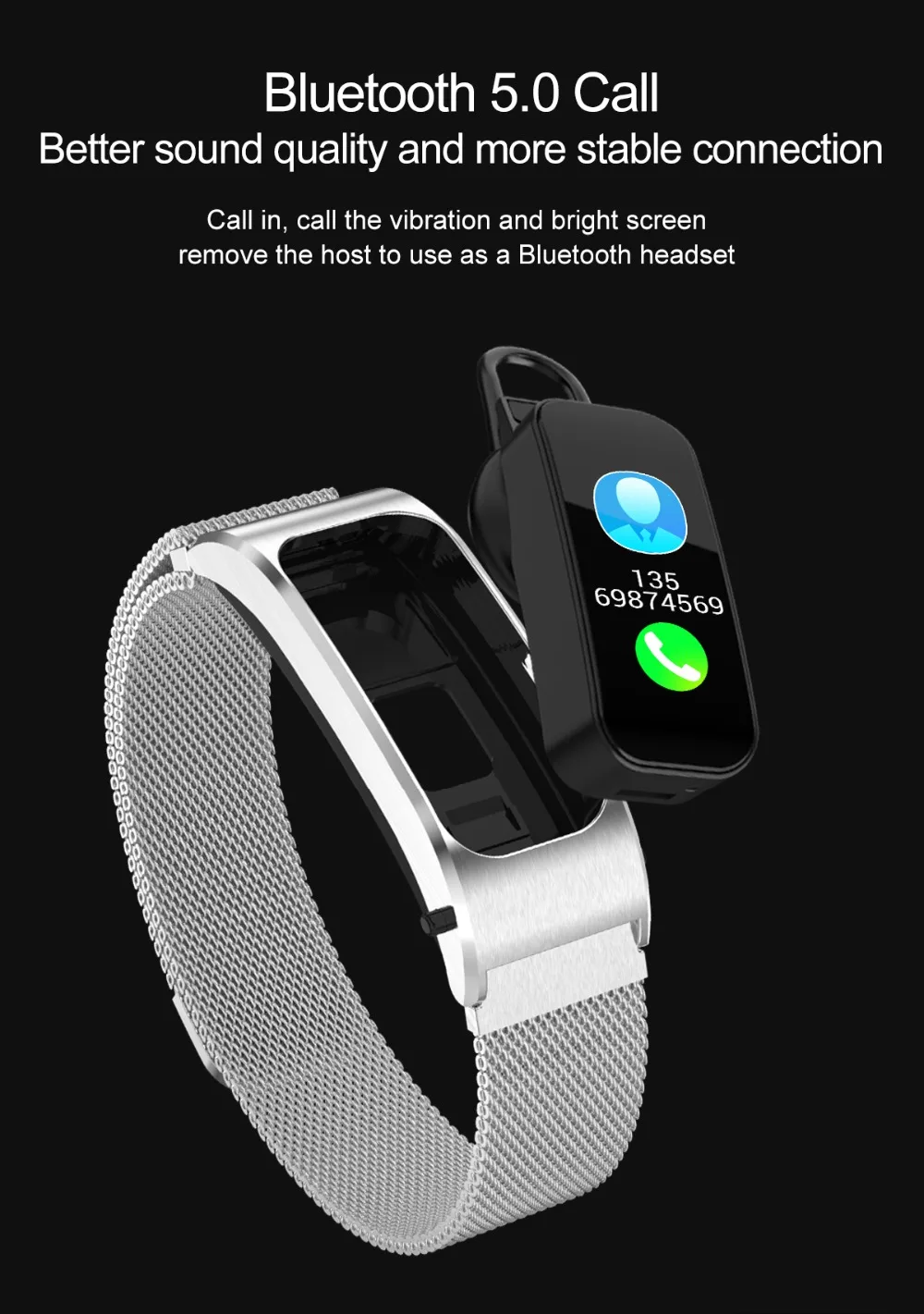 Для redmi xiaomi браслет Android браслет сердечного ритма кровяное давление смарт-Браслет фитнес-трекер Bluetooth Смарт-часы для мужчин и женщин