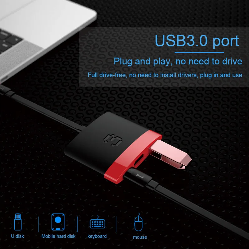 BKSCY USB C концентратор типа C до 3,0 концентратор HDMI 60 Гц Thunderbolt 3 адаптер для MacBook samsung Galaxy S9 huawei P20 type C usb-концентратор
