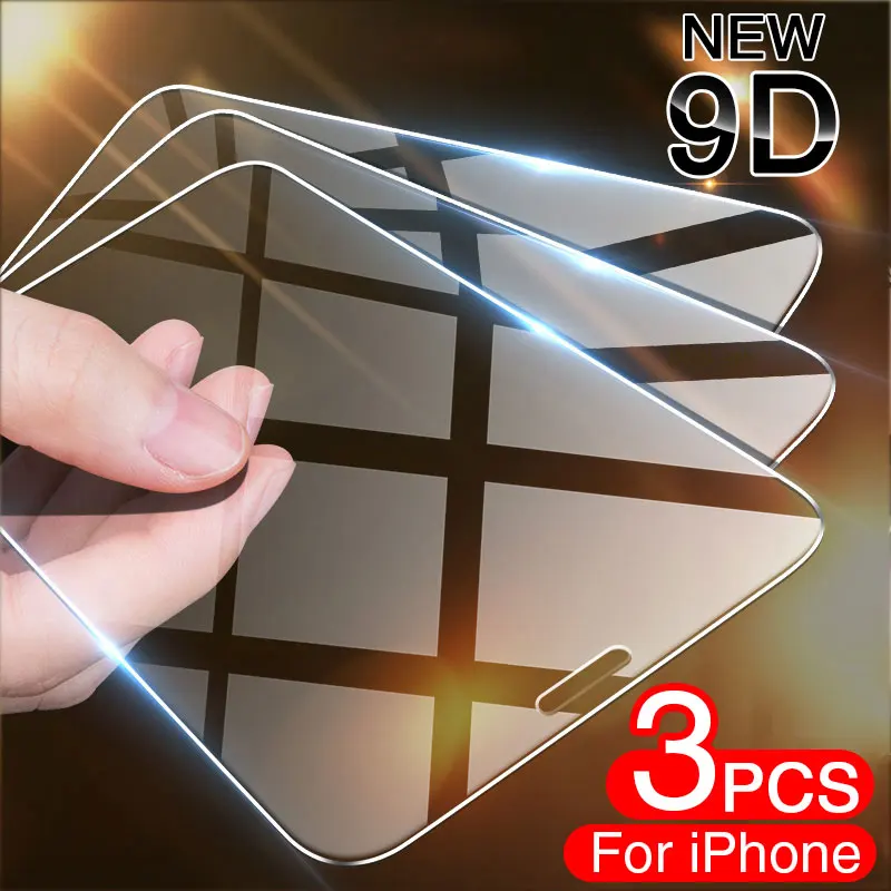 3 шт полное покрытие стекло для iPhone 11 X XS XR Pro Max защитный на iPhone 6 7 8 SE 2020 Plus экран прозрачное защитное стекло|Защитные стёкла и плёнки|   | АлиЭкспресс - Топ аксессуаров для смартфонов