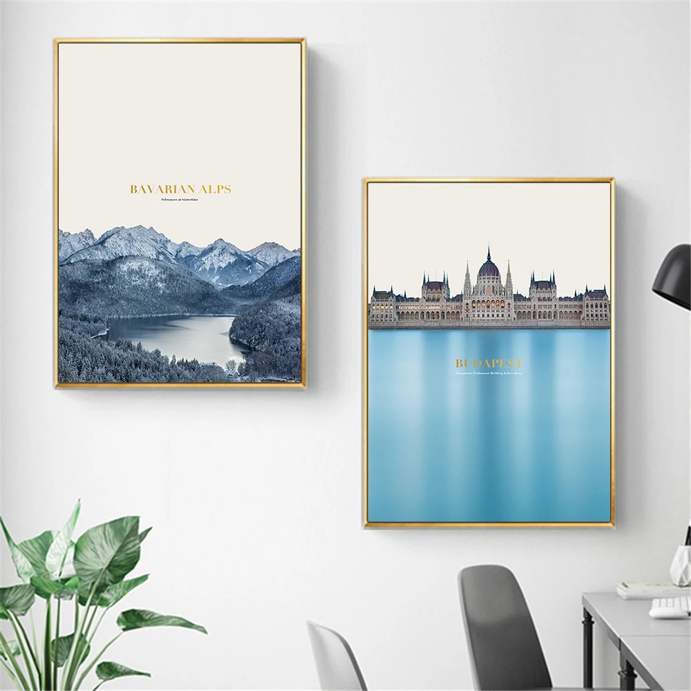 

Canvas Geometric Figure Painting Nordic Pictures Wall Art Printing Simple Modular Poster For Modern Home Living Room Decoration