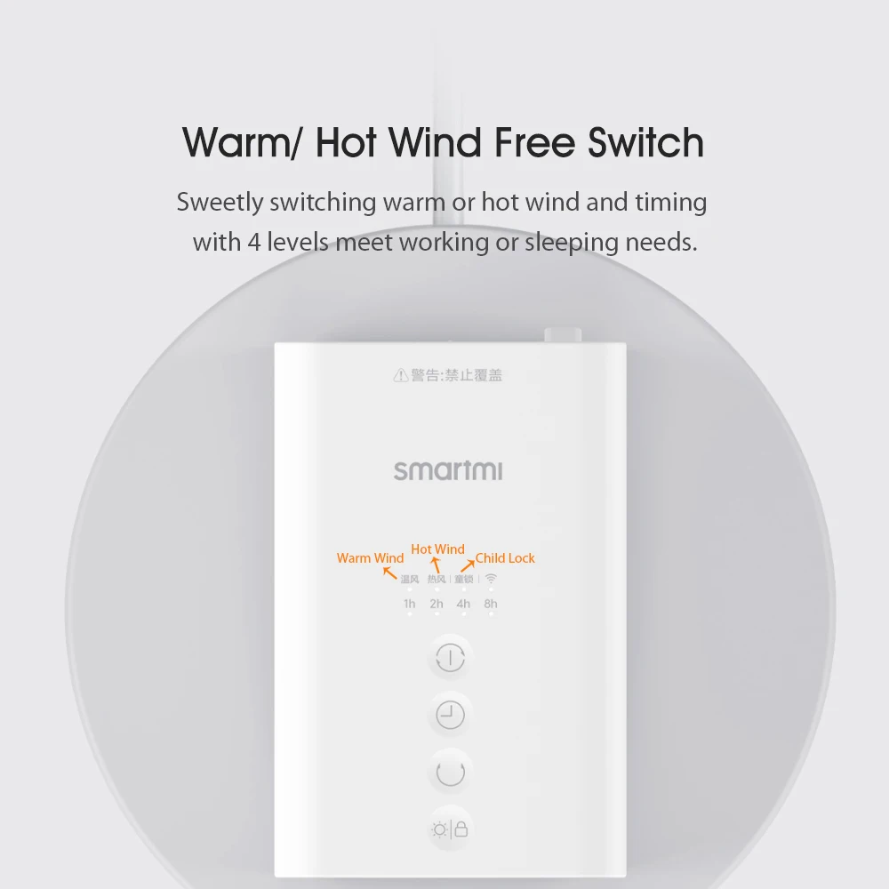 Xiaomi Smartmi умный электрический обогреватель PTC керамический нагреватель теплый воздушный вентилятор управление с помощью приложения с пультом дистанционного управления 2000 Вт 220 В