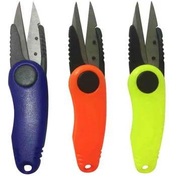 

New Hot Sale Folding Fishing Line Cut Clipper Fishing Scissor Tackle Shrimp-Shaped Fish Use Scissors Fishing Accessories