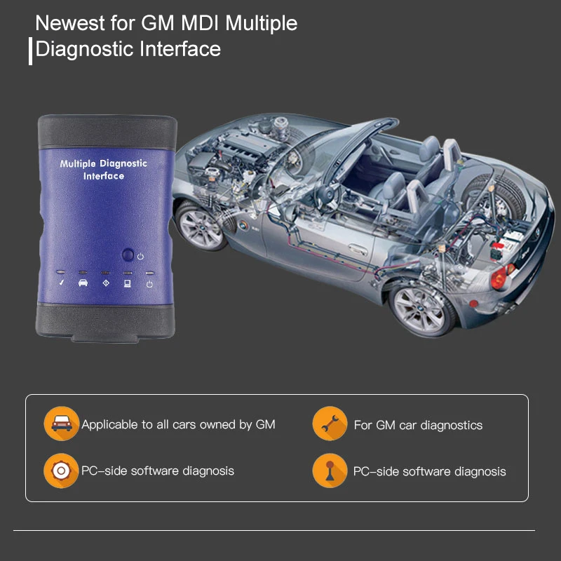 Последний OBD2 V2019.07 forGM MDI MDI2 многоязычный диагностический интерфейс ForGM wifi для Opel