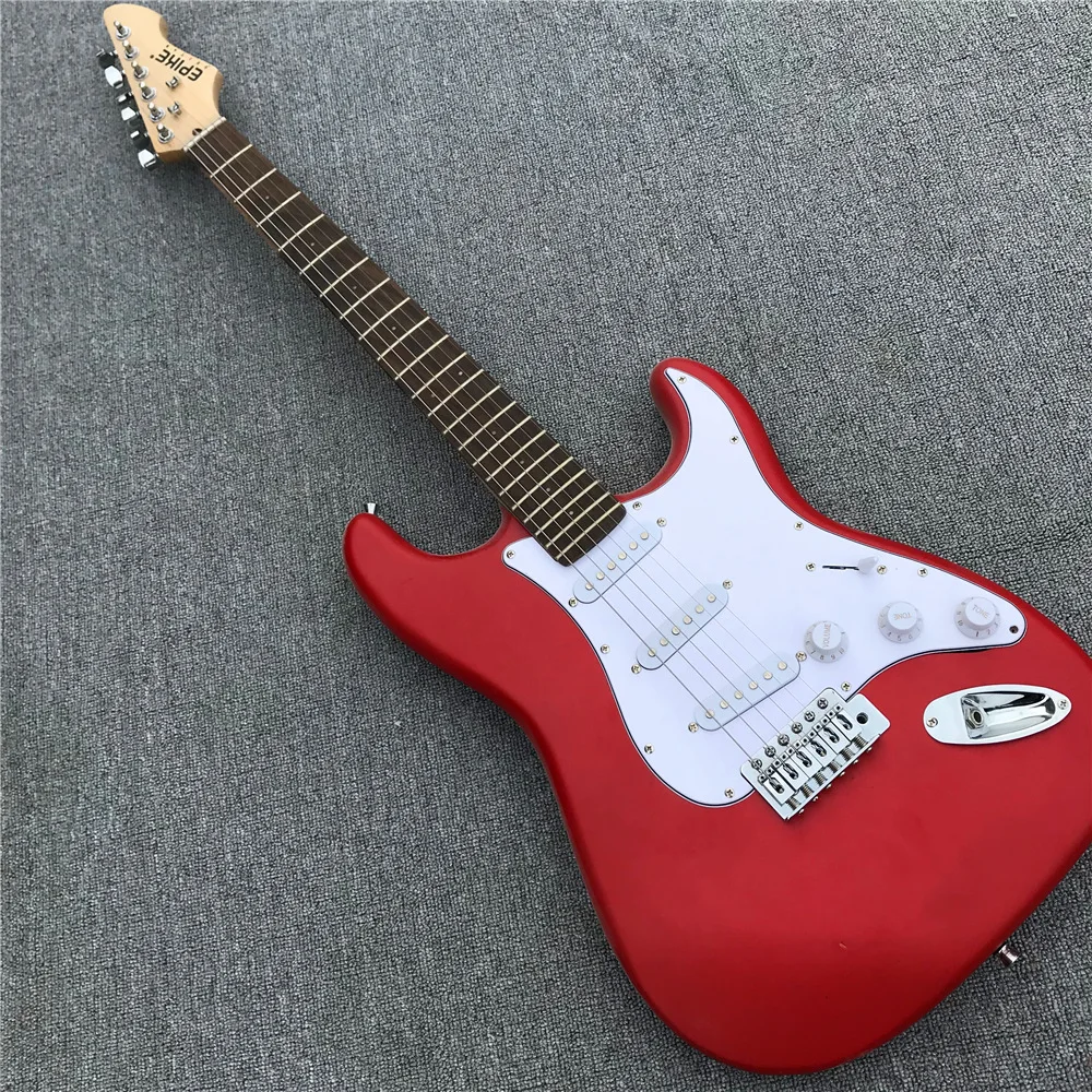Paulownia body maple xylohone neck ST Цвет электрогитары может быть настроен заводским магазином