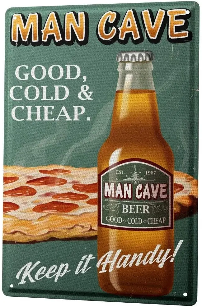 

SINCE 2004 Tin Sign Metal Plate Decorative Sign Home Decor Plaques Beer Retro Pizza Fun Party Room Vintage