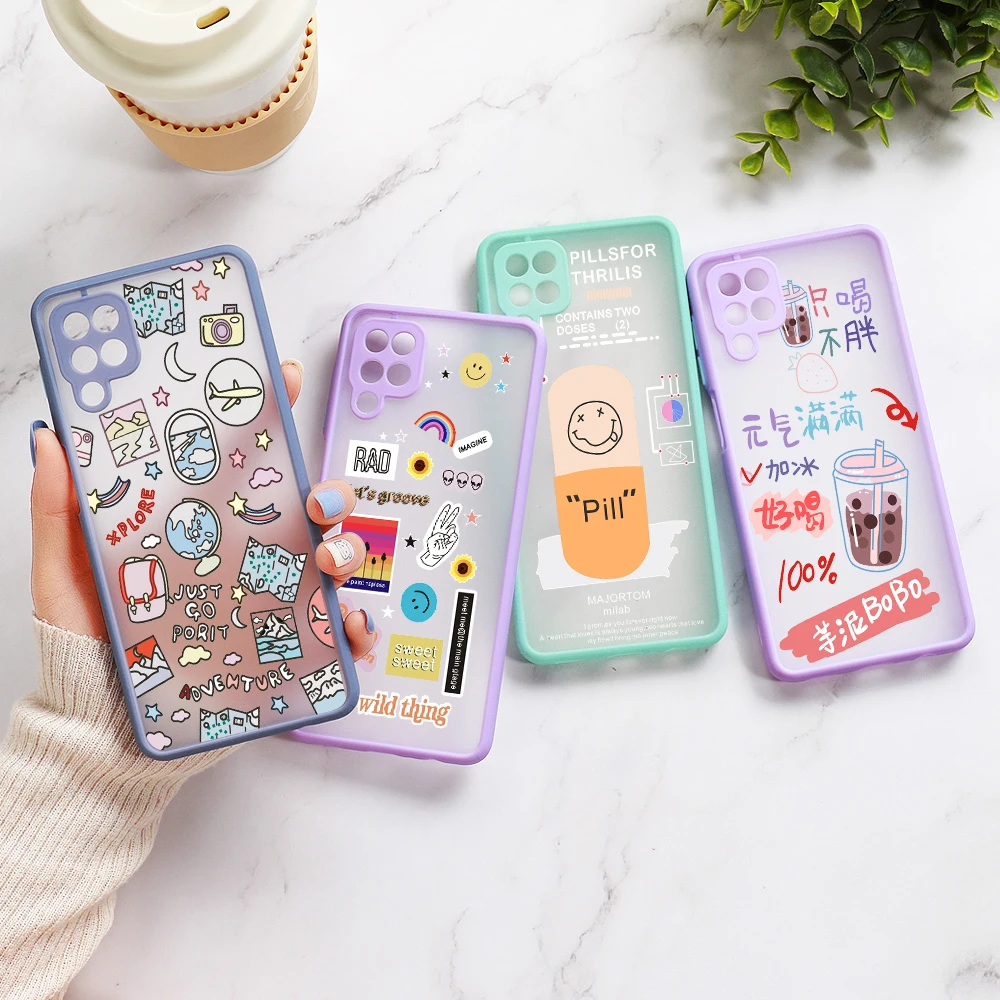 A32 Case For Samsung A52 Case Luxury Cover Samsung A72 A51 A 32 A71 A50 A70 A31 A21S A12 S21 Ultra S20 FE Plus A30 A52S 5G Funda