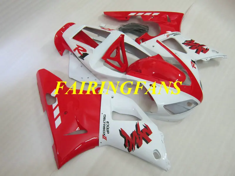 

Injection mold Fairing body kit for YAMAHA YZFR1 98 99 YZF R1 YZF1000 1998 1999 ABS Red White Fairings bodywork+gifts YC17