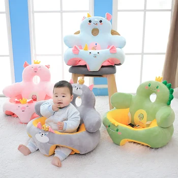 

New style children learn to sit on sofa plush plush toys stuffed animal elephant unicorn chick chinchilla and other sofa childre