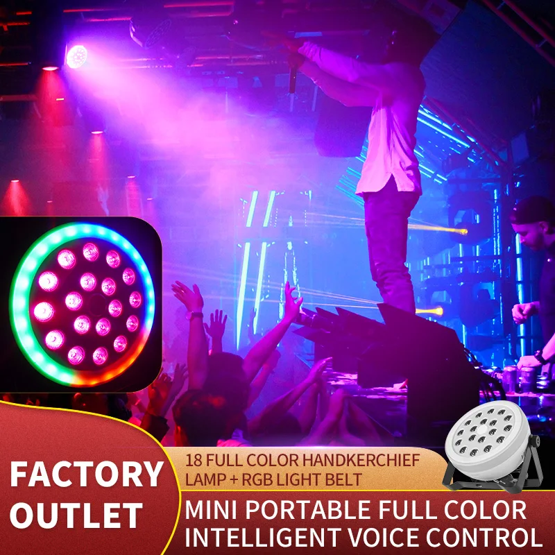 New Led Par Light RGBW LED Par Light Disco Light DMX512 Control LED Wash Light Stage Professional DJ Equipment Stage Effect