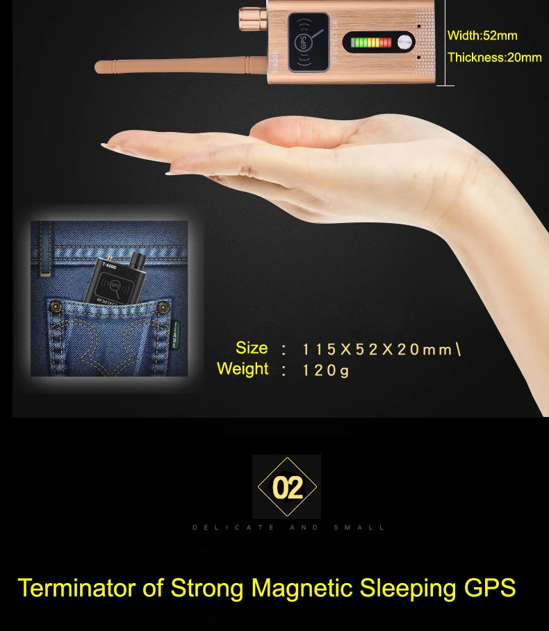 Cheap Detector de câmera antiespionagem