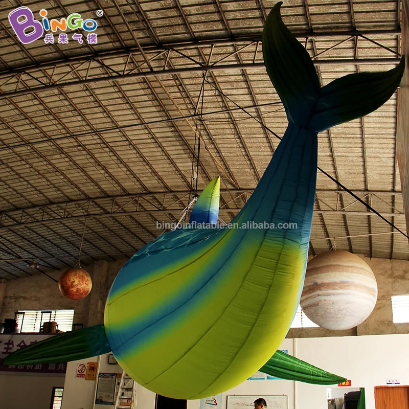 HOT SALES 7m length inflatable kraken model monster fish decoration custom made giant hanging clown fish