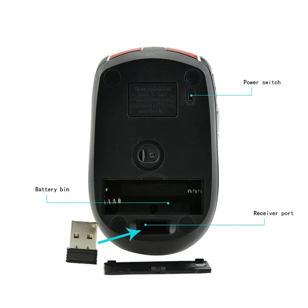 2,4 г беспроводная мышь, прочная оптическая компьютерная мышь, эргономичные мыши для ноутбука, универсальная компьютерная периферийная техника