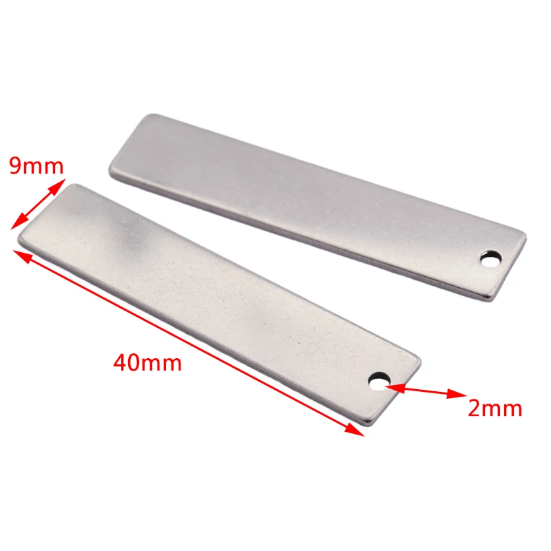 Rectangle Stamping Blanks Janette Stainless Steel Rectangle Metal