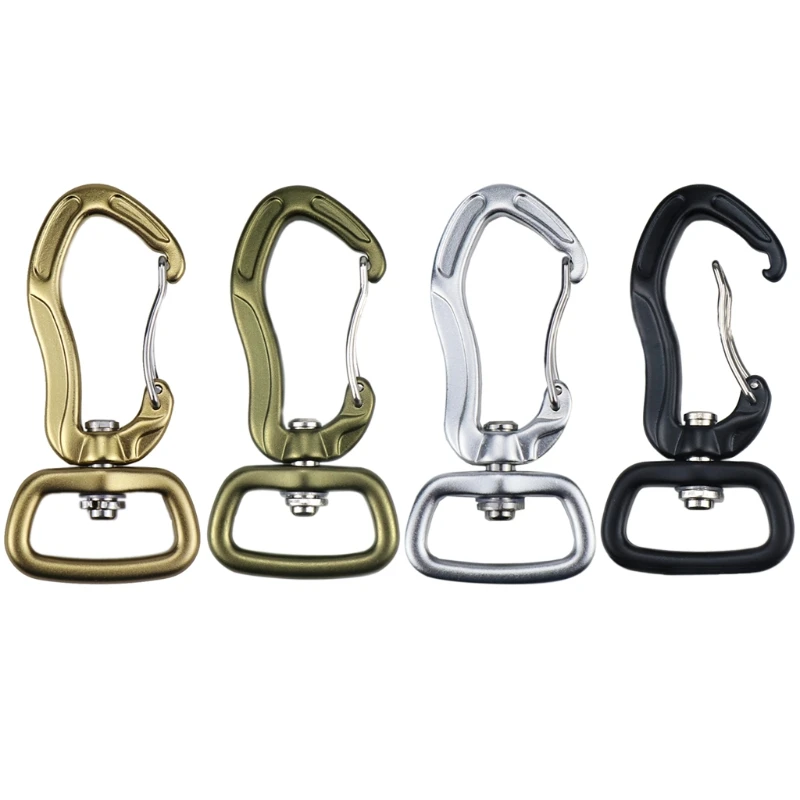 

360Â° Rotatable Carabiners Hook Hammock Swivel Clip Hook Hiking Camping Tent Hook Pet Safety Buckle