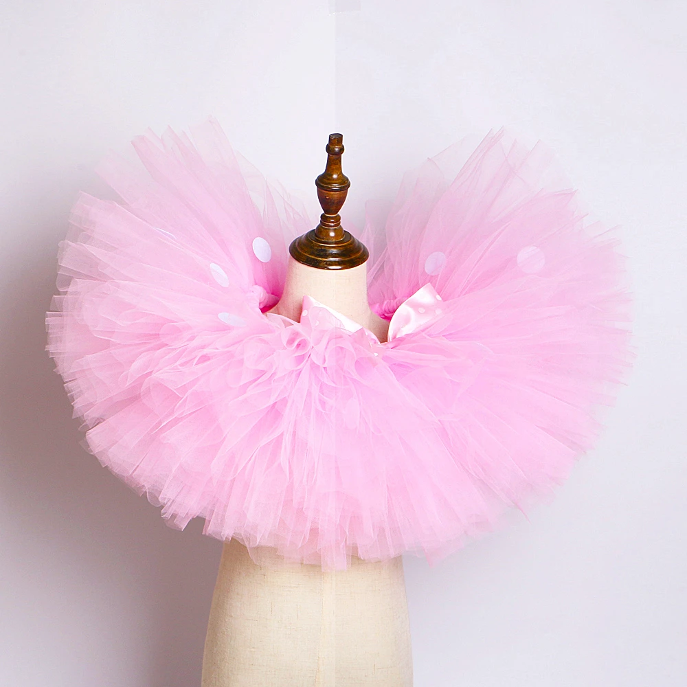 Ballet Tutu Skirt Children Skirts Pink Minnie Tutu Skirt for Toddler Baby Girls Fluffy Tutus for Birthday Party Child Tulle Skirts Girl Kids Halloween Costume