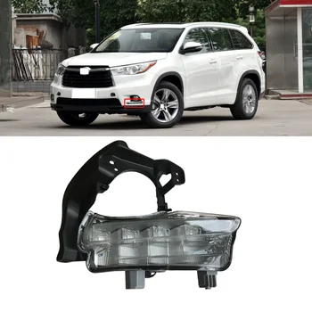 

CAPQX For Toyota Highlander 2015-2017 Front Bumper Fog Light Lamp Daytime Running Light Turning Signal Lamp