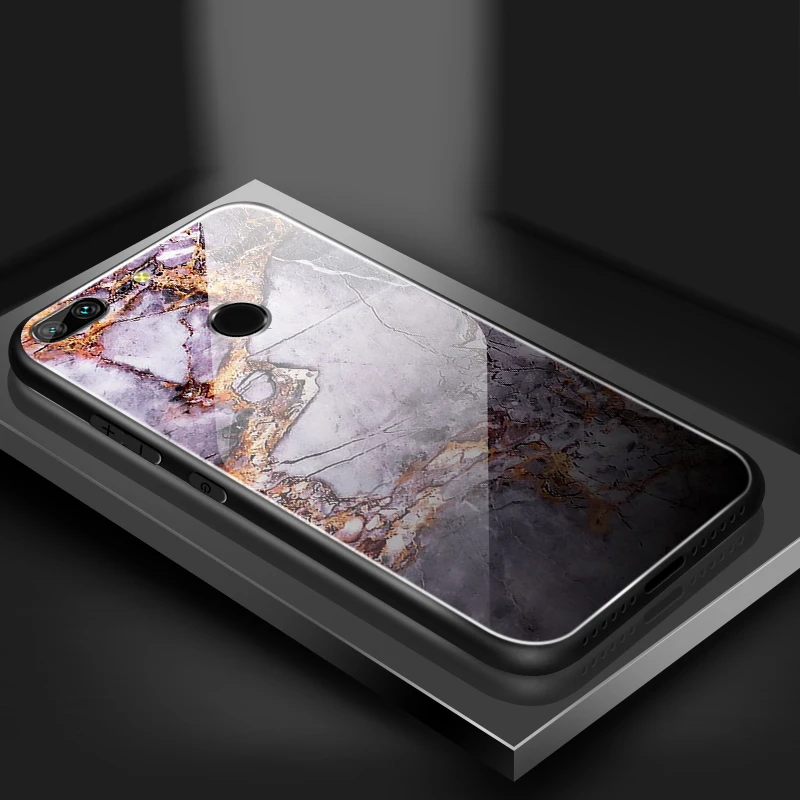Для Huawei Honor 6X 7A 7C 7X 8A 8X9 облегченное закаленное стекло Чехлы Y6 Y9 Y7 премьер-профессионал Magic2 Дизайн Пигмент защитная оболочка