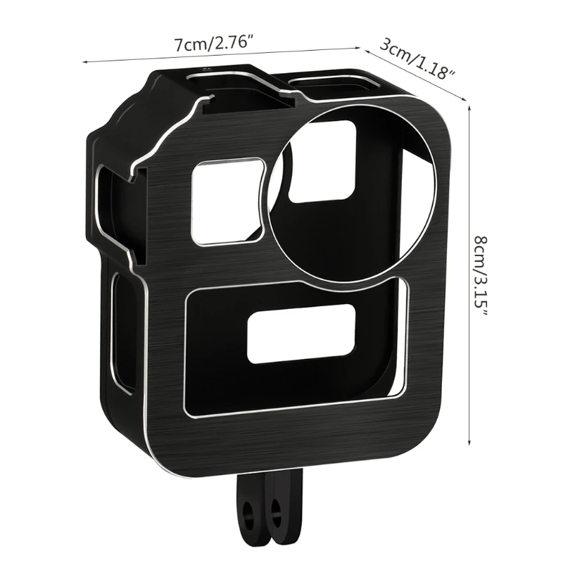 

Aluminum Alloy Case Protective Frame for MAX Panoramic Sports Camera Housing R2JB