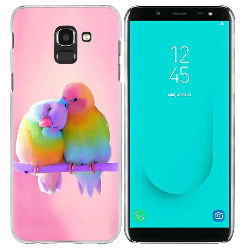 Милые птицы чехол для samsung Galaxy A50 A80 A70 A60 A40 A30 A20 A20e A10 A9 A7 A6 плюс Note 8 9 10 Pro - Цвет: 01