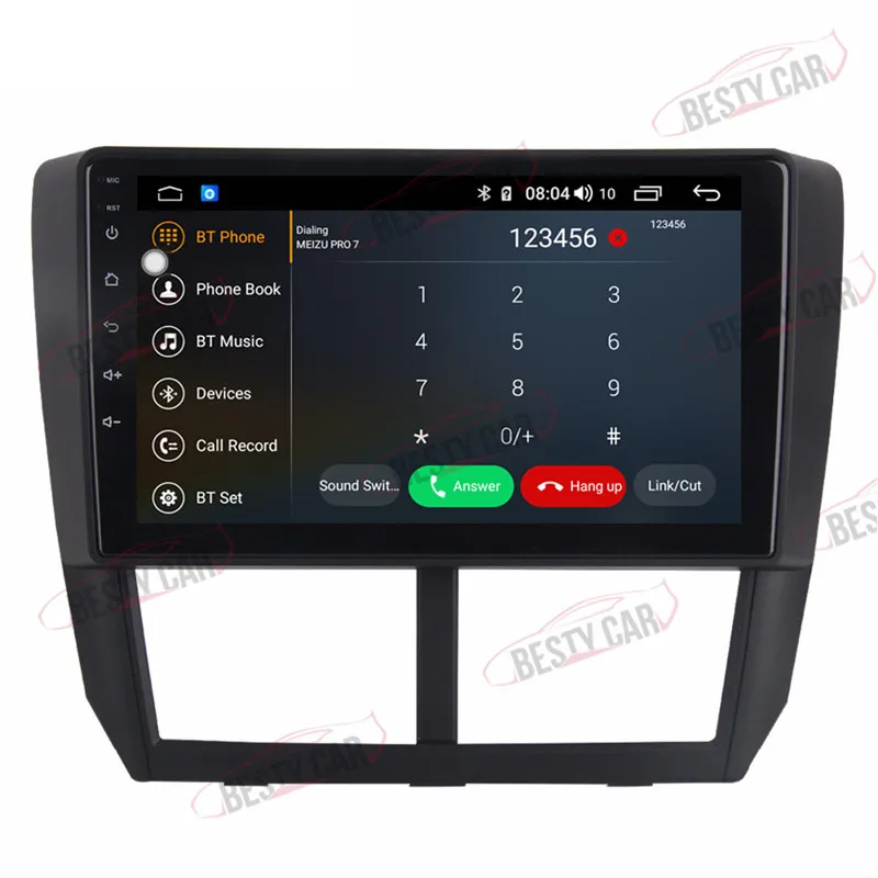 Clearance Android 9.0 Octa Core 9 Inch Touch Screen GPS Car Radio Stereo For 2008 2009 2010 2011 2012 Subaru Forester Multimedia Player IPS 2.5D WIFI CARPLAY 5