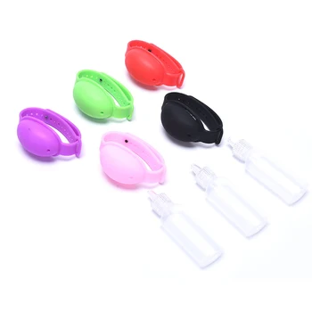

Reusable Wristbands Hand Sanitizer Dispensing Portable Bracelet Wristband Hand Dispenser 20ML Wrist Support