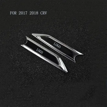 

car styling 2 pcs Fender Side Auto Car Styling Sticker Accessories 3D Metal Emblem Badge FIT FOR 2017 2018 C-RV CRV