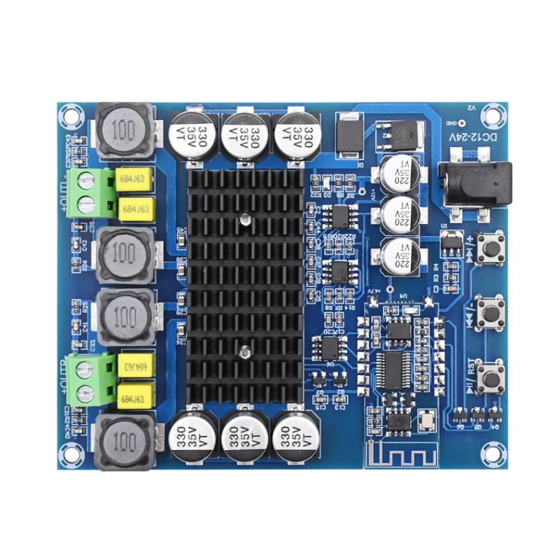 Bluetooth 5,0 двухканальный цифровой усилитель мощности плата TPA3116D2 50WX2 стерео усилитель Amplificador домашний кинотеатр XH-A304