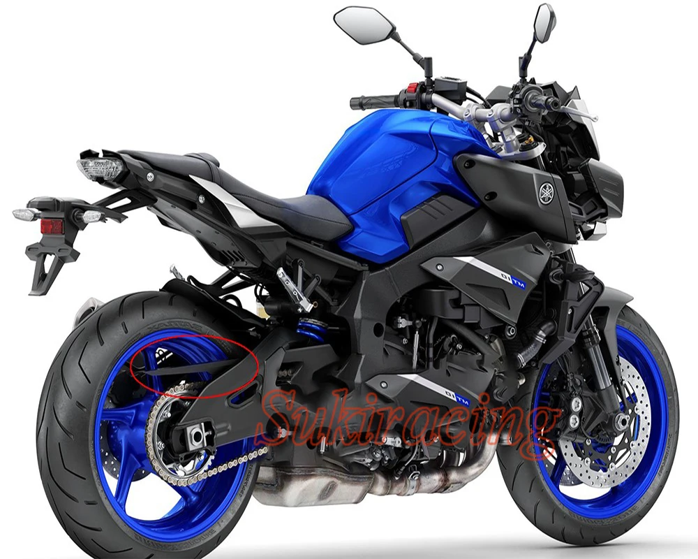Для yamaha mt10 защита задней цепи из настоящего углеродного волокна для MT10 MT-10 MT 10