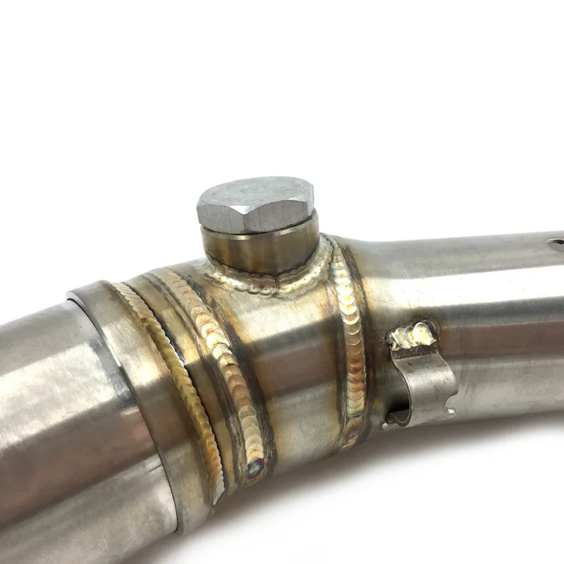 Motorcycle Exhaust Pipe Muffler Escape Connecting Pipe Front Link 51mm for Kawasaki ER6N ER-6N Moto Mid Accessories motorcycle accessories
