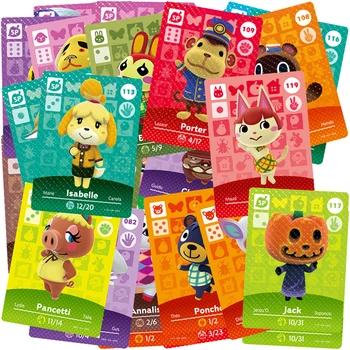 

Series 1 (081 to 120) compatible Amiibo Game Card Series Animal Crossing Card Suitable for NS Villager Cames