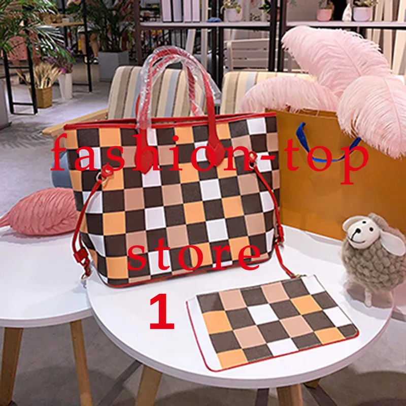 

Genuine Leather Plaid Tote Brand Womens Famous Designer Original Shoulder Luxury Bag Shopping Handbag Crossbody For Women Bags