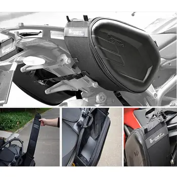 

Motorcycle Side Bag Saddle Bag Locomotive Bag Bilateral Helmet Bag Carbon Fiber Multi-Function Travel Riding Bag For Motorcycle