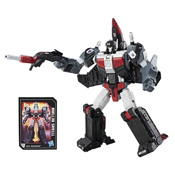 

Hasbro Transformers IDW Titan Returns Chief Warrior Lesder Level Black Shadow Decepticons Staff Transfiguration Assembled Toys