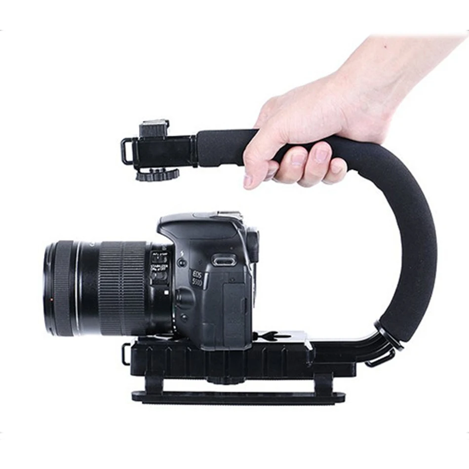 Фотостудия фотографии ручной u-образный Gimbal DV видео стабилизатор для Canon для Nikon для sony DSLR камеры палка для селфи