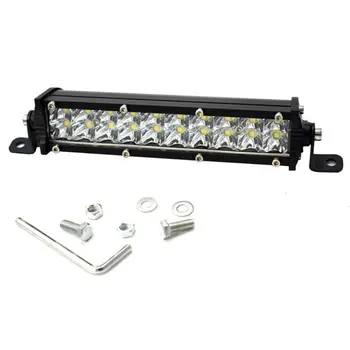 

6000K LED Light bar White 4800LM Waterproof 2pcs Set Car 7inch Ultra-Thin