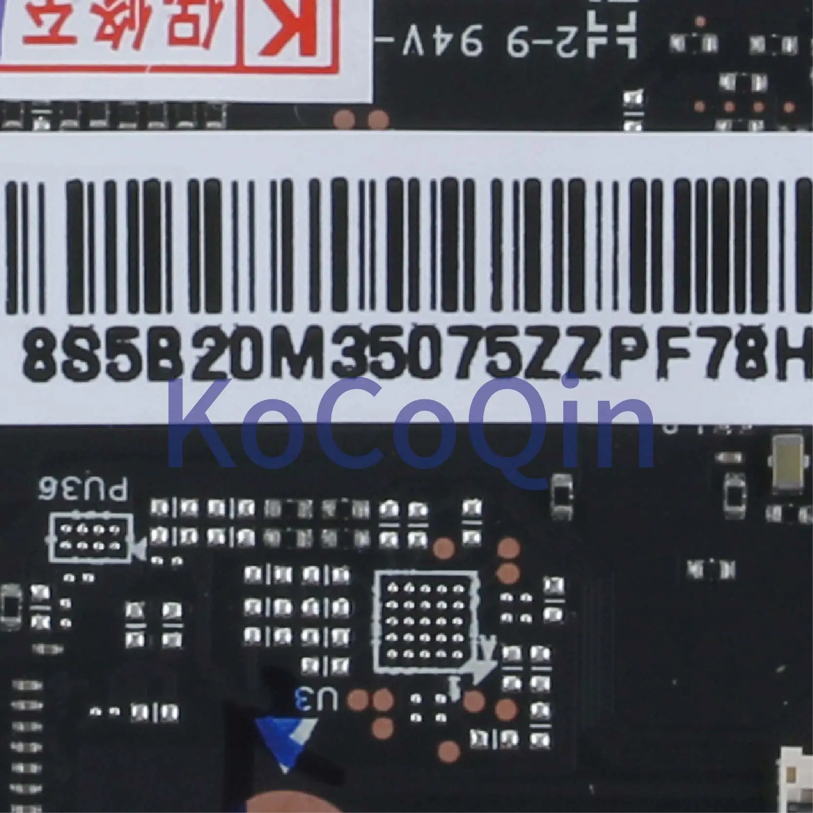 price cut  KoCoQin Laptop motherboard For LENOVO ThinkPad 910-13IKB I7-7500U 8G RAM Mainboard 5B20M35075 CYG50