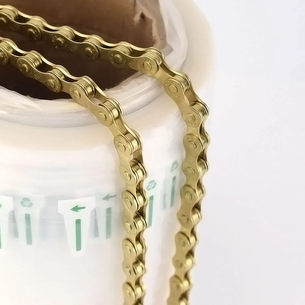 MTB bicycle 8 24 speed chain road folding variable speed bicycle chain solid half hollow Ultralight superhard bicycle chains