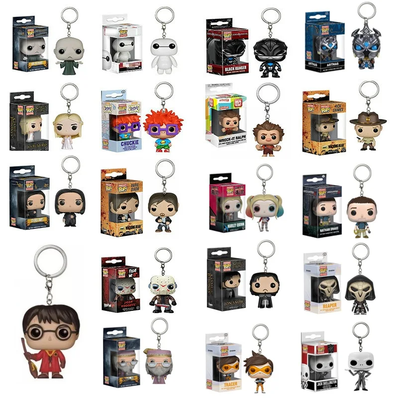Funko pop брелок модель игрушки для chlidren аниме Рисунок Гарри Поттер король Игра престолов Джокер Харли Квинн брелок