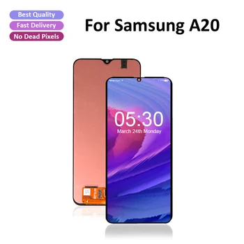 

For Samsung For Galaxy A20 A205 Lcd Display Touch Screen Digitizer Assembly For Samsung A20 A205 Screen Display LCD